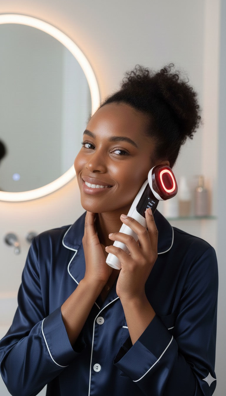 ANLAN EMS Facial Massager Face Lifting LED