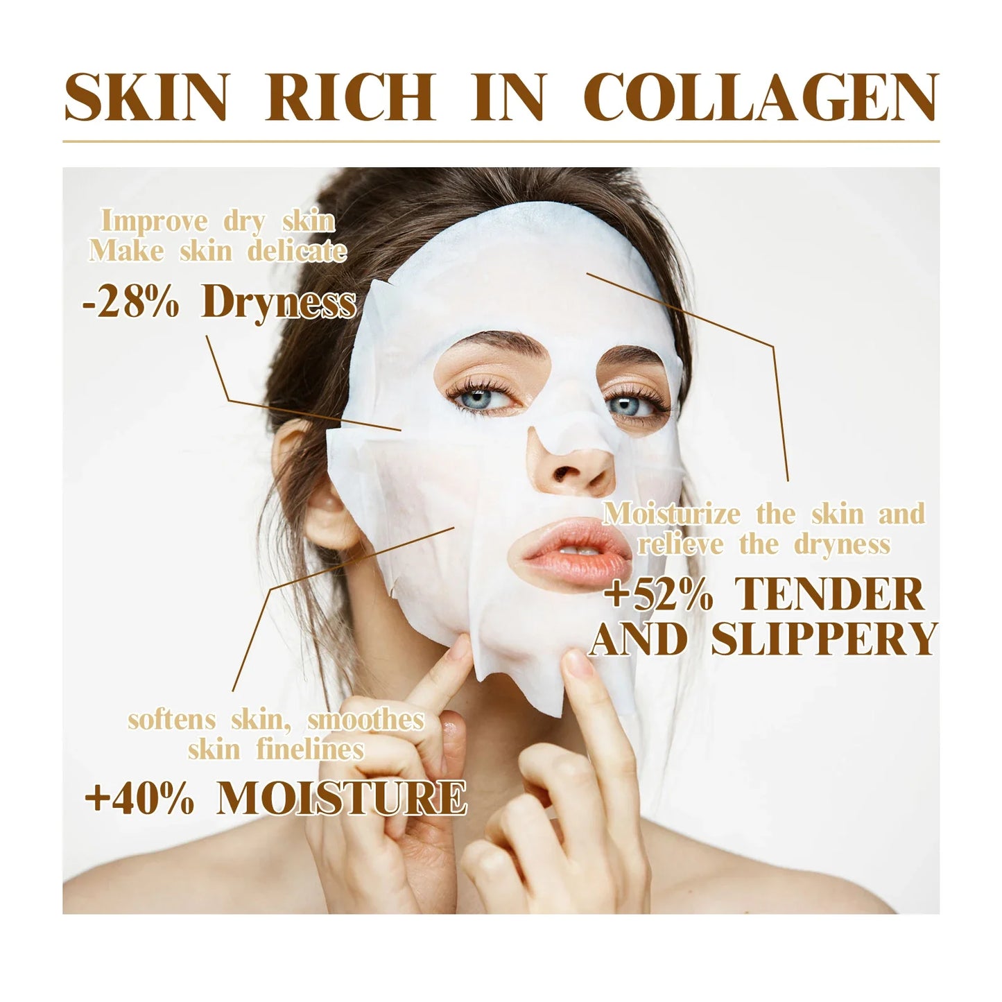Collagen Anti Wrinkle Facial Mask Anti Aging Korean Cosmetics