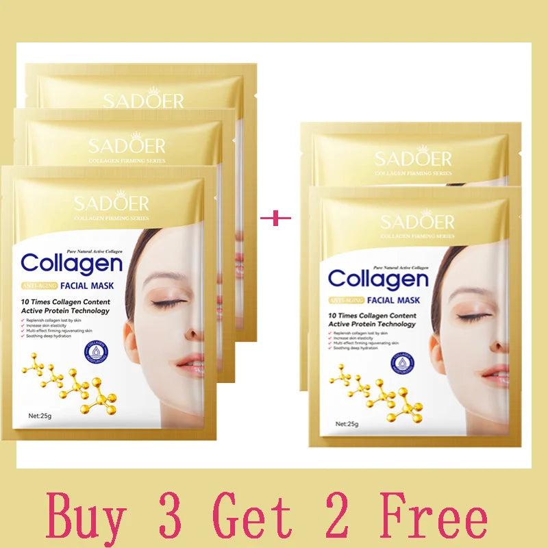 Collagen Anti Wrinkle Facial Mask Anti Aging Korean Cosmetics