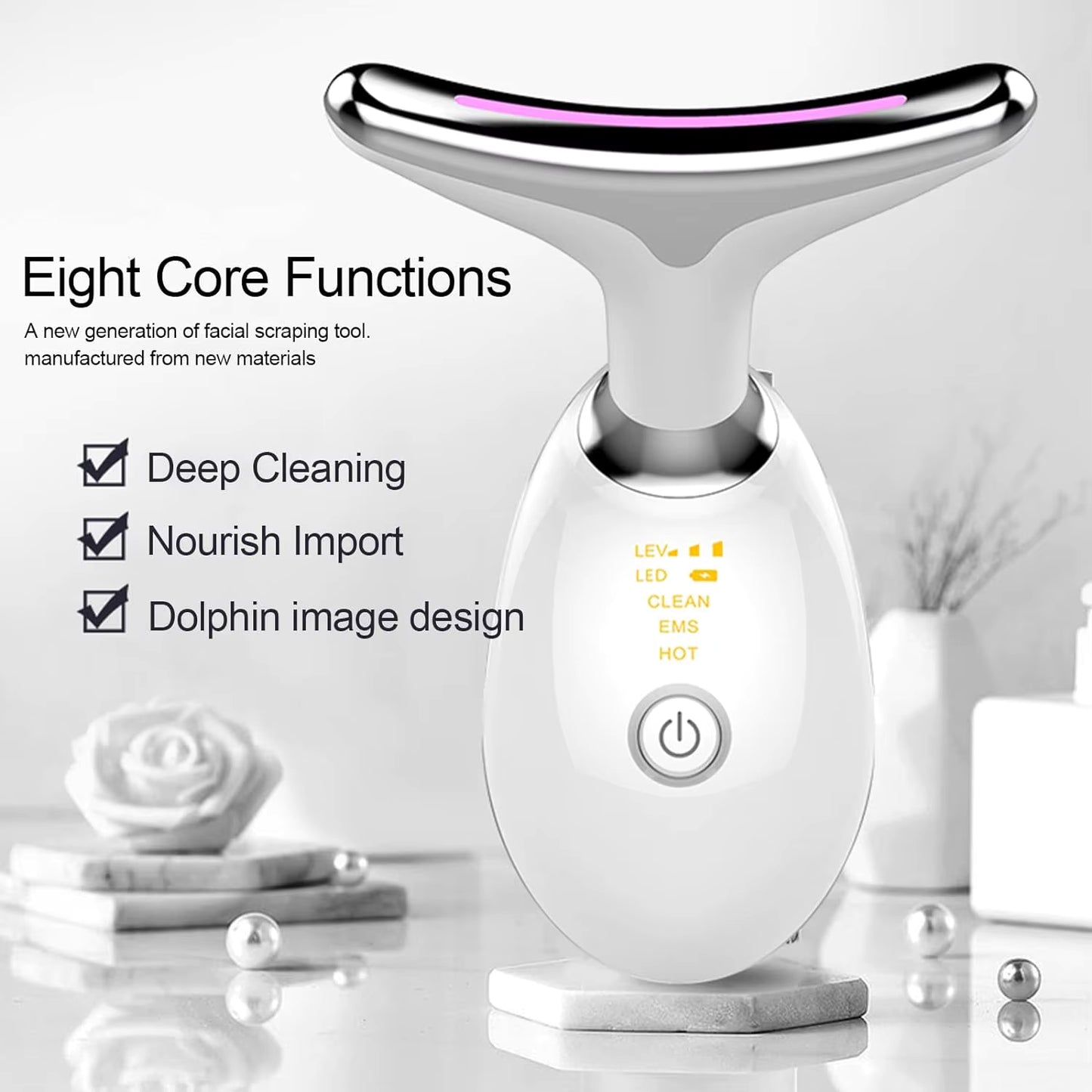 EMS Neck Facial Massager