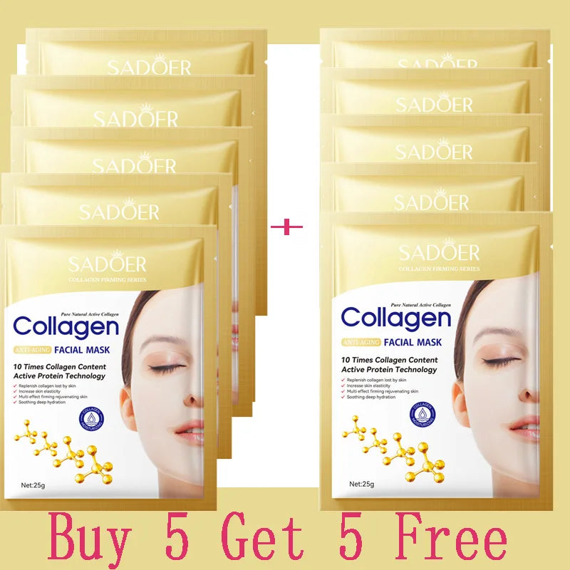 Collagen Anti Wrinkle Facial Mask Anti Aging Korean Cosmetics